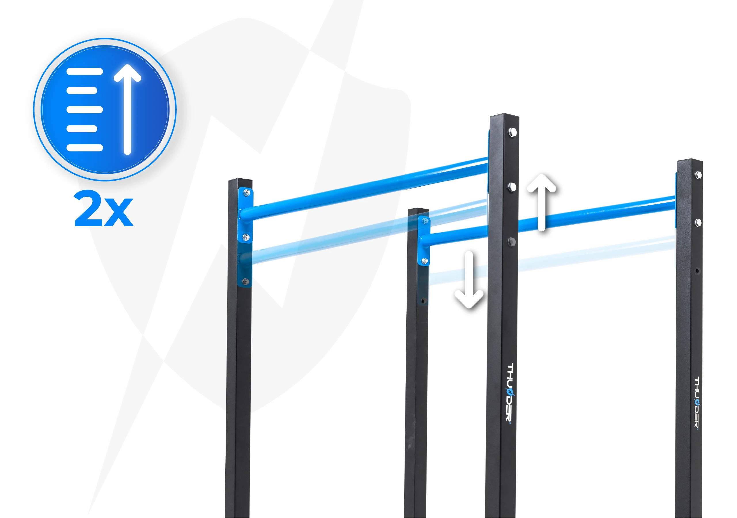 Hoogteverstelling van DIPSY dipbars