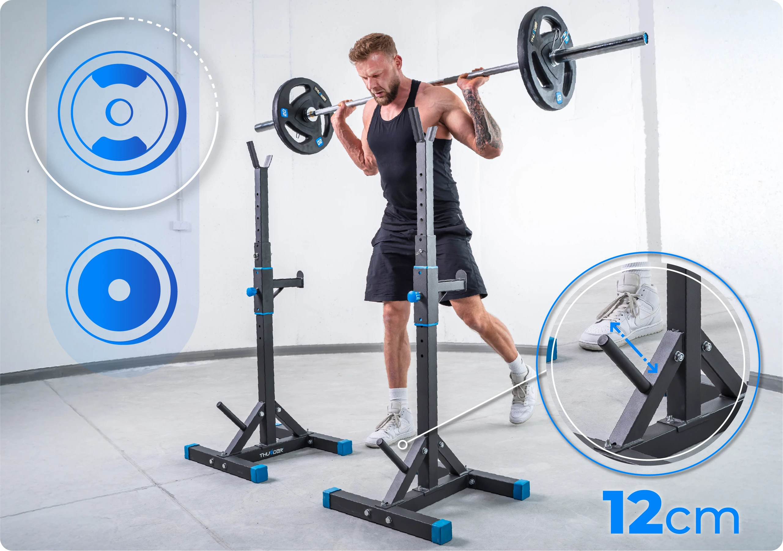 Verstelbare hoogte van PRESA standaards