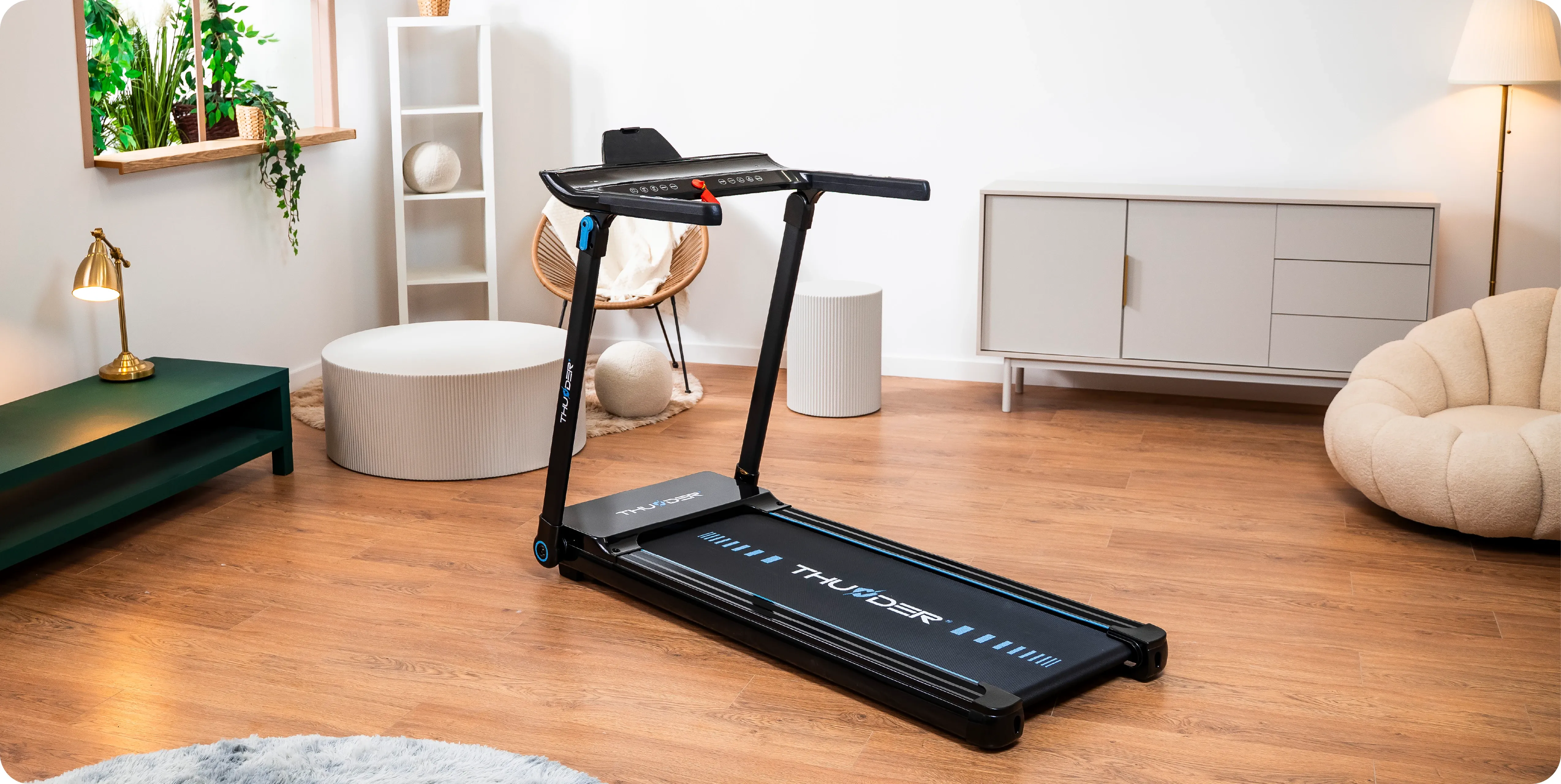 Elektrische loopband THUNDER PHENOM-S-BLACK