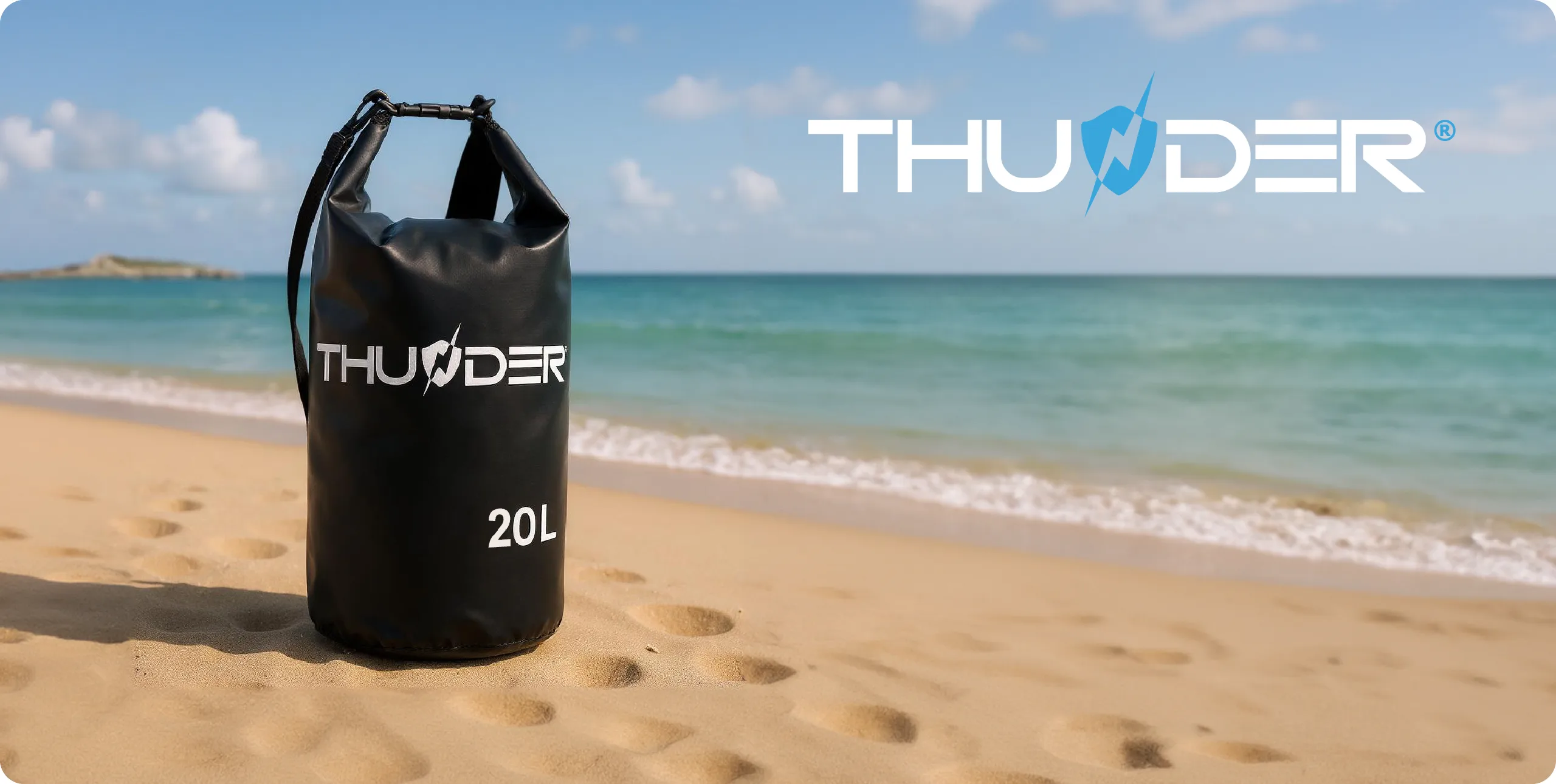Waterdichte tas van het merk THUNDER 20L