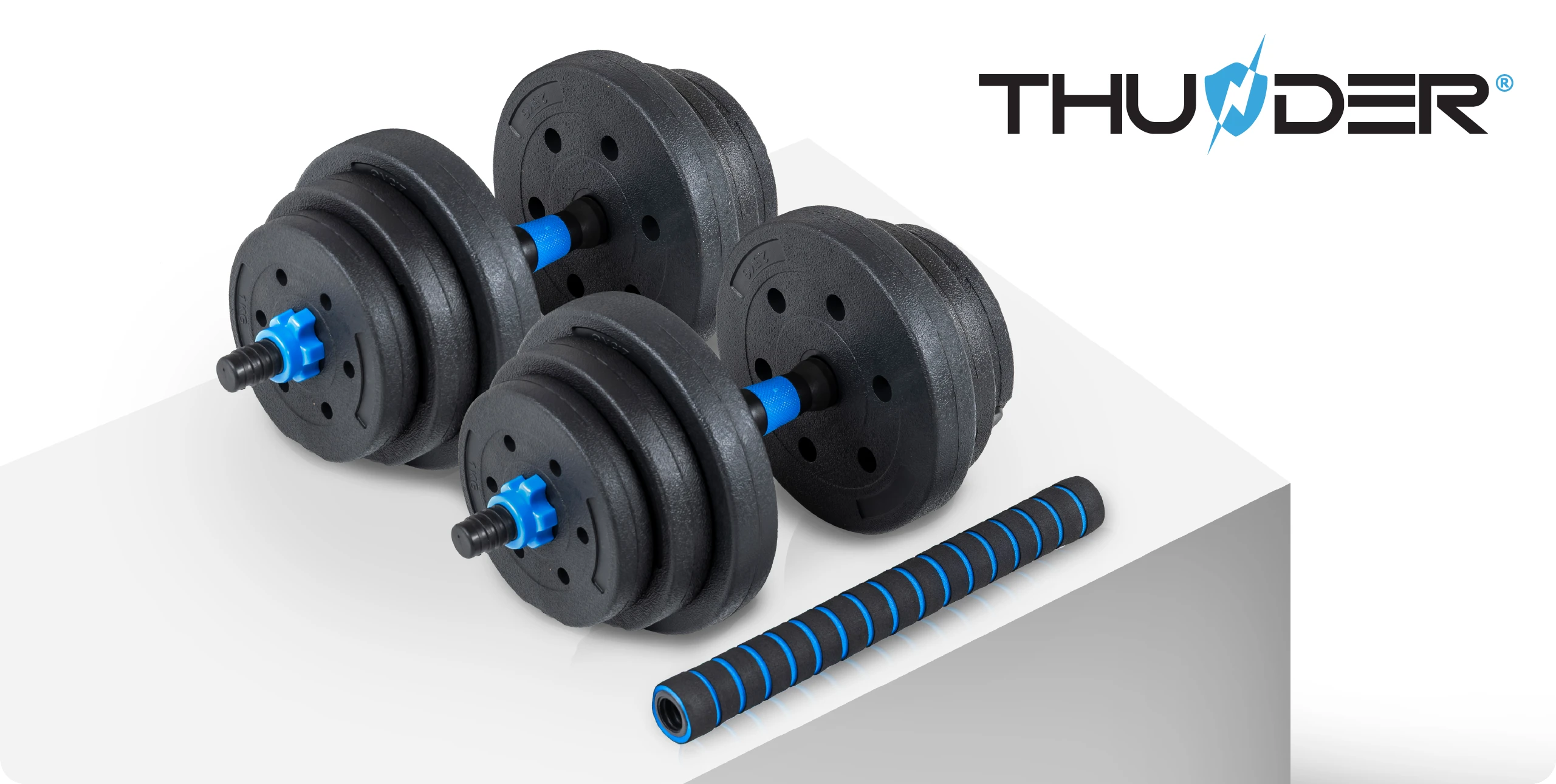 Verstelbare dumbbells set Thunder GYM-02
