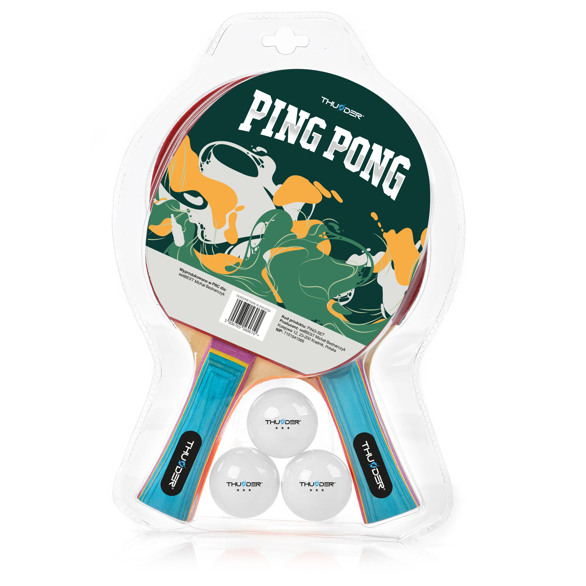 THUNDER Ping Set batjes