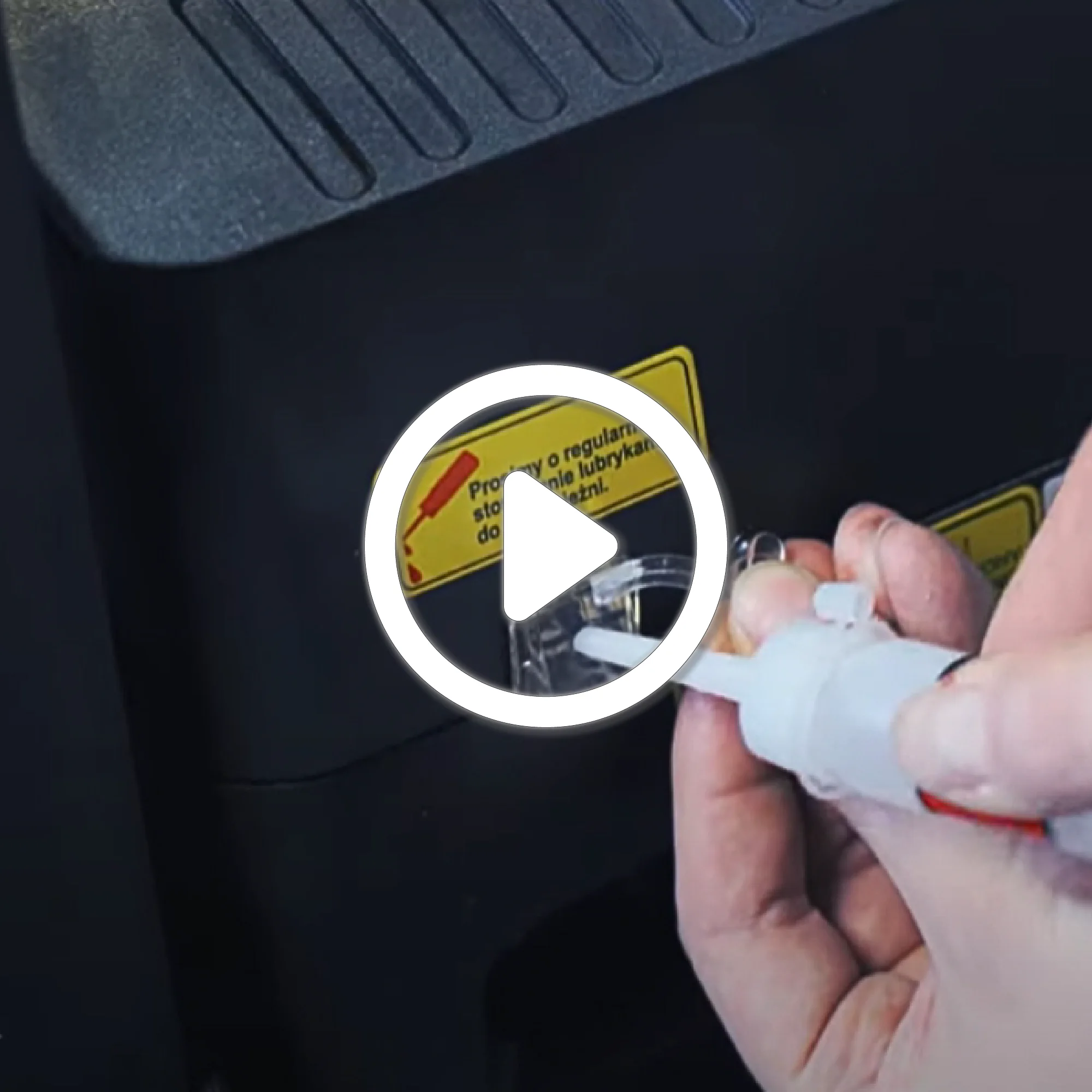 Voorbereiding van de loopband: afstelling en smering van de band