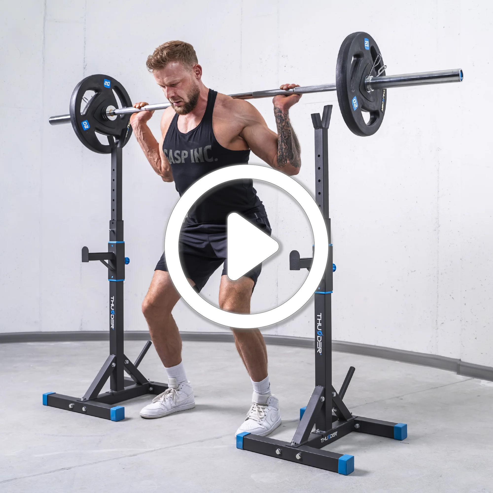 Halterstangen en gewichten THUNDER