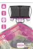 Trampoline THUNDER INSIDE ULTRA 16FT (488 cm) PINK