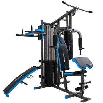 THUNDER PUNCH krachtstation met een boks zak