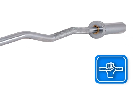 Olympische EZ curl halterstang 120 cm THUNDER