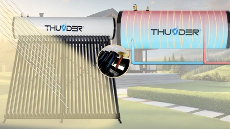 Drukcollector met tank THUNDER 300 L BLACK