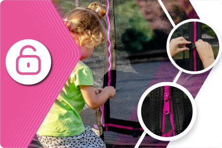 Trampoline THUNDER INSIDE ULTRA 10FT (305 cm) PINK