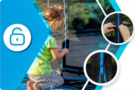 Trampoline THUNDER INSIDE ULTRA 10FT (305 cm) BLUE