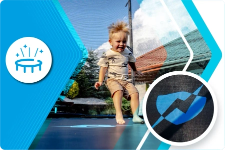 Trampoline THUNDER INSIDE ULTRA 16FT (488 cm) BLUE