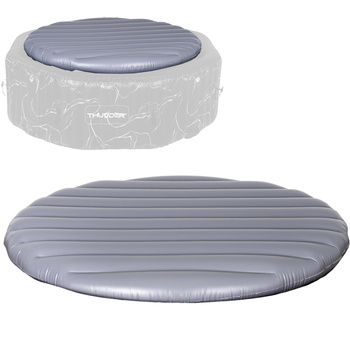 THUNDER thermische opblaasbare cover voor hot tub - rond - 6 personen