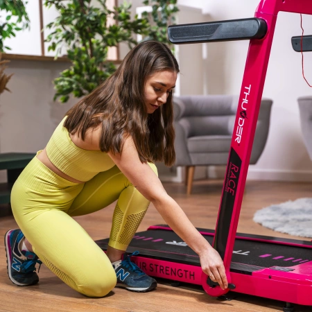 THUNDER RACE-PINK elektrische loopband