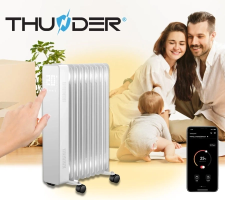 THUNDER SIMPLE-WHITE olieradiator 2500W