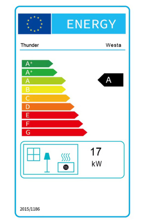 Gietijzeren houtkachel WESTA 17 kW