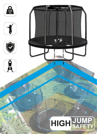 THUNDER INSIDE ELITE 6FT trampoline (183 cm) ZWART