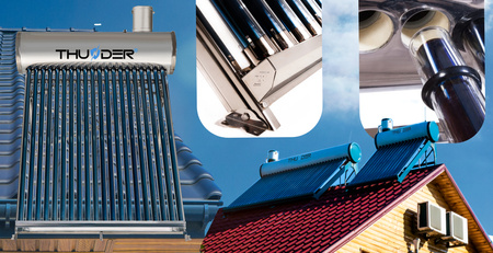 THUNDER drukloze zonnecollector met 200 L tank