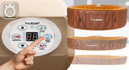 THUNDER MOCHA opblaasbare Jacuzzi