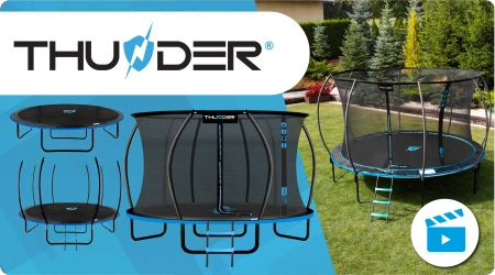 THUNDER INSIDE ULTRA 14FT trampoline (427 cm) BLAUW