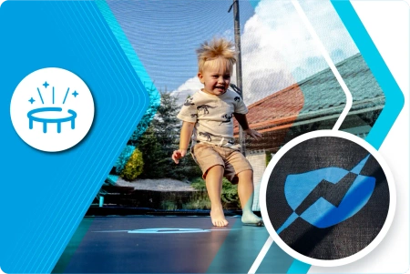 THUNDER INSIDE ULTRA 14FT trampoline (427 cm) BLAUW