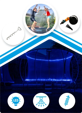 THUNDER INSIDE ULTRA 14FT trampoline (427 cm) BLAUW