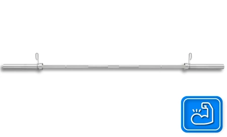 Olympische rechte halterstang 220 cm THUNDER