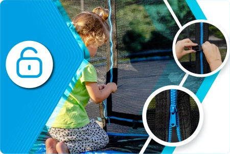 THUNDER INSIDE ULTRA 12FT (366 cm) BLAUWE trampoline