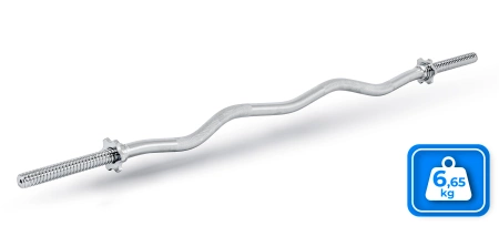 Licht gebogen schroefsluiting halterstang 120 cm 30 mm THUNDER