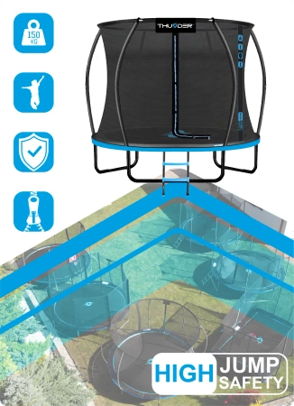 THUNDER INSIDE ULTRA 6FT trampoline (183 cm) BLAUW
