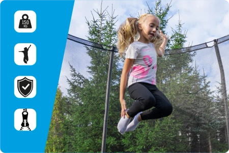 THUNDER INSIDE ELITE 6FT trampoline (183 cm) ZWART