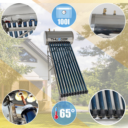 Drukcollector met tank THUNDER 100 L