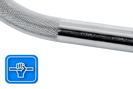 Licht gebogen schroefsluiting halterstang 120 cm 30 mm THUNDER