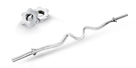 Sterk gebogen schroefsluiting halterstang 120 cm 30 mm THUNDER