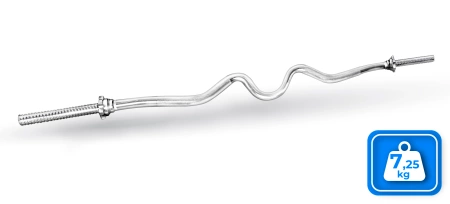 Sterk gebogen schroefsluiting halterstang 120 cm 30 mm THUNDER