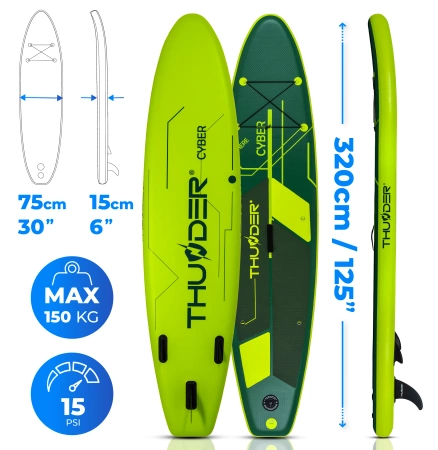 SUP Board 320cm THUNDER CYBER