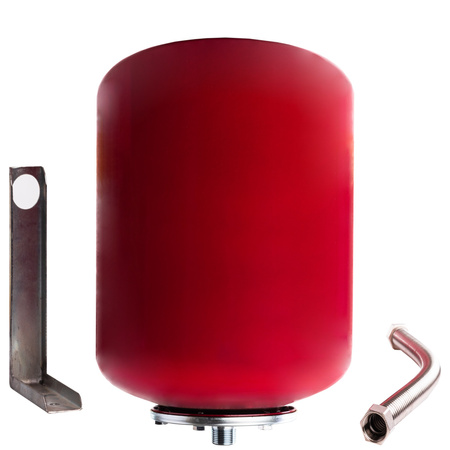 Solarset met één 25-buis vacuümcollector, zonder zonnekabel en zonder tank