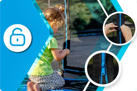 THUNDER INSIDE ULTRA 6FT trampoline (183 cm) BLAUW