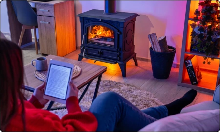 Gietijzeren houtkachel WESTA 17 kW