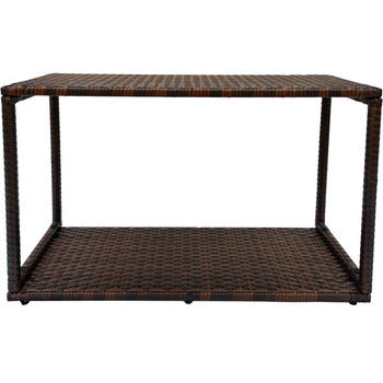 Kast zonder deuren THUNDER voor vierkante JACUZZI - kleur bruin