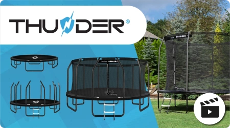 THUNDER INSIDE ELITE 16FT trampoline (488 cm) ZWART