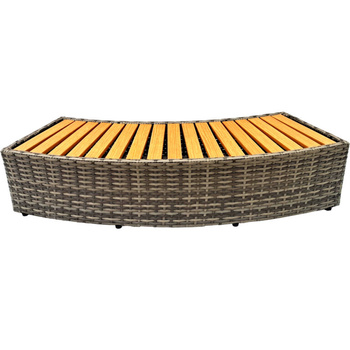 Trede THUNDER voor de ronde JACUZZI - kleur grijs