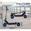 THUNDER FLUX 1000W 48V 10Ah elektrische scooter