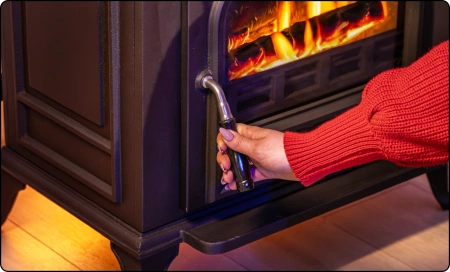 Gietijzeren houtkachel HELIOS 10 kW