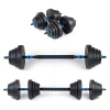 Verstelbare bitumen dumbbells GYM-03 2x20 kg 