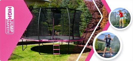 Trampoline THUNDER INSIDE ULTRA 16FT (488 cm) PINK