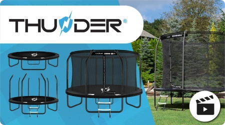 THUNDER INSIDE ELITE 14FT Trampoline (427cm) ZWART