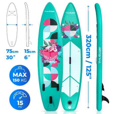 SUP Board 320cm THUNDER FLAMI