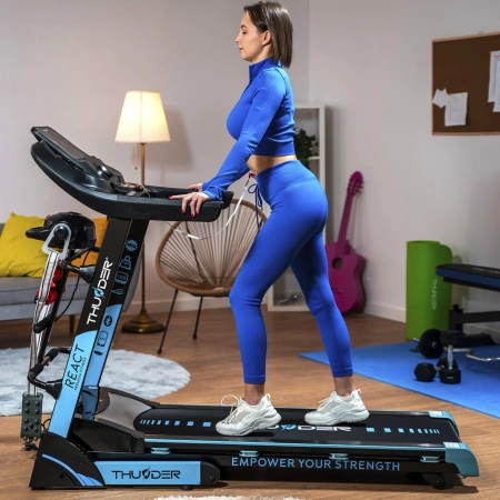 THUNDER REACT-DS-BLACK elektrische loopband