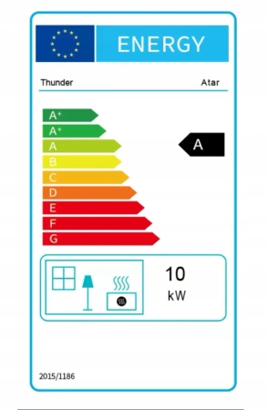 Gietijzeren houtkachel ATAR 10 kW
