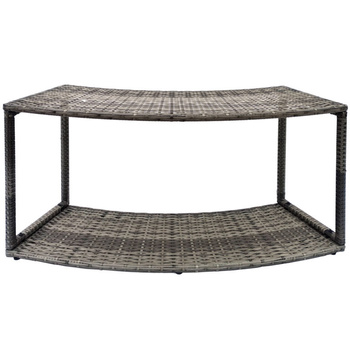 Kast zonder deuren THUNDER voor ronde JACUZZI - kleur grijs